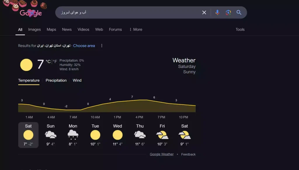 نمایش هوشمند نتایج جستجو بر اساس کلمات کلیدی