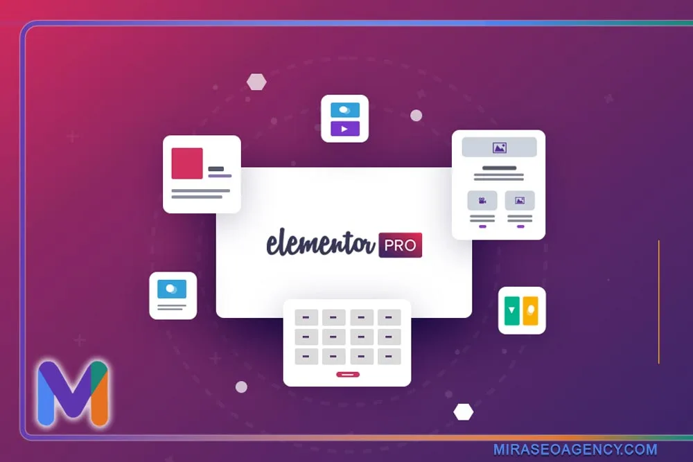 تصویر از ابزارک‌های موجود در المنتور