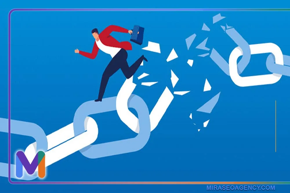 تصویر نشان‌دهنده تأثیر لینک‌های شکسته بر سئو سایت 