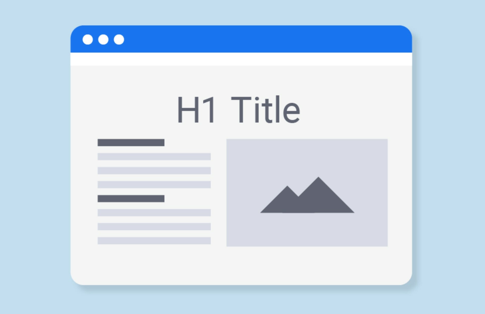 تیتر H1 صفحه